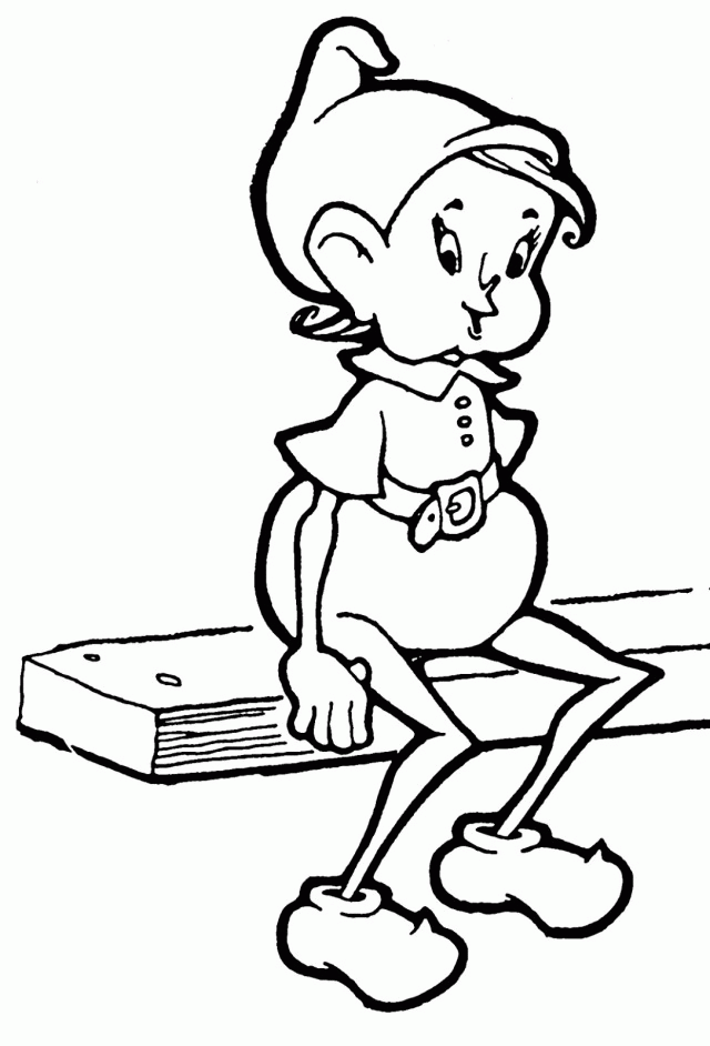 Coloring Pages Impressive Elf On The Shelf Coloring Pages 273532