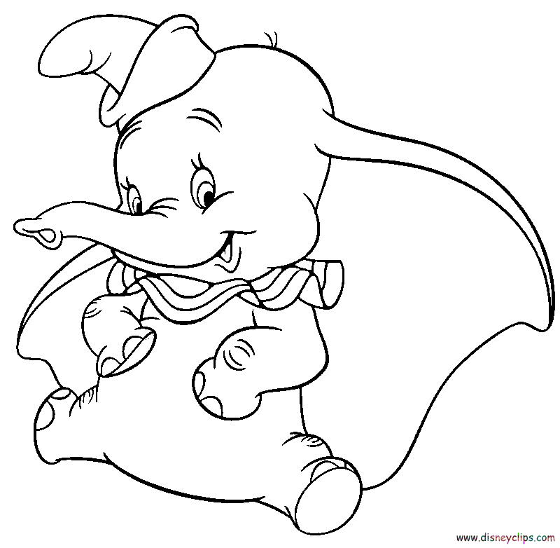 Dumbo Coloring Pages - Disney Kids