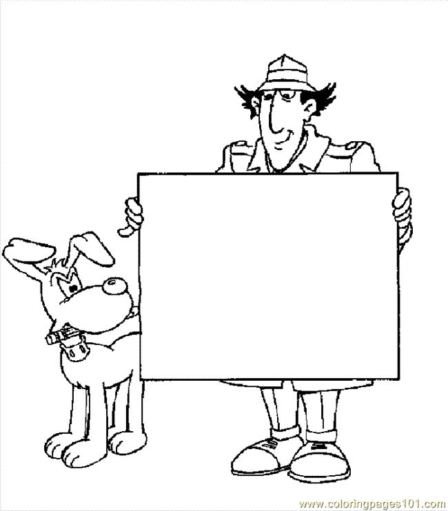 Inspector Gadget coloring pages 2014