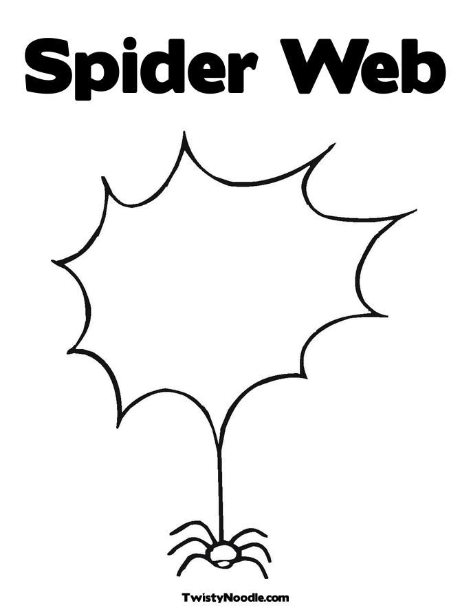 Spider template Colouring Pages (page 3)