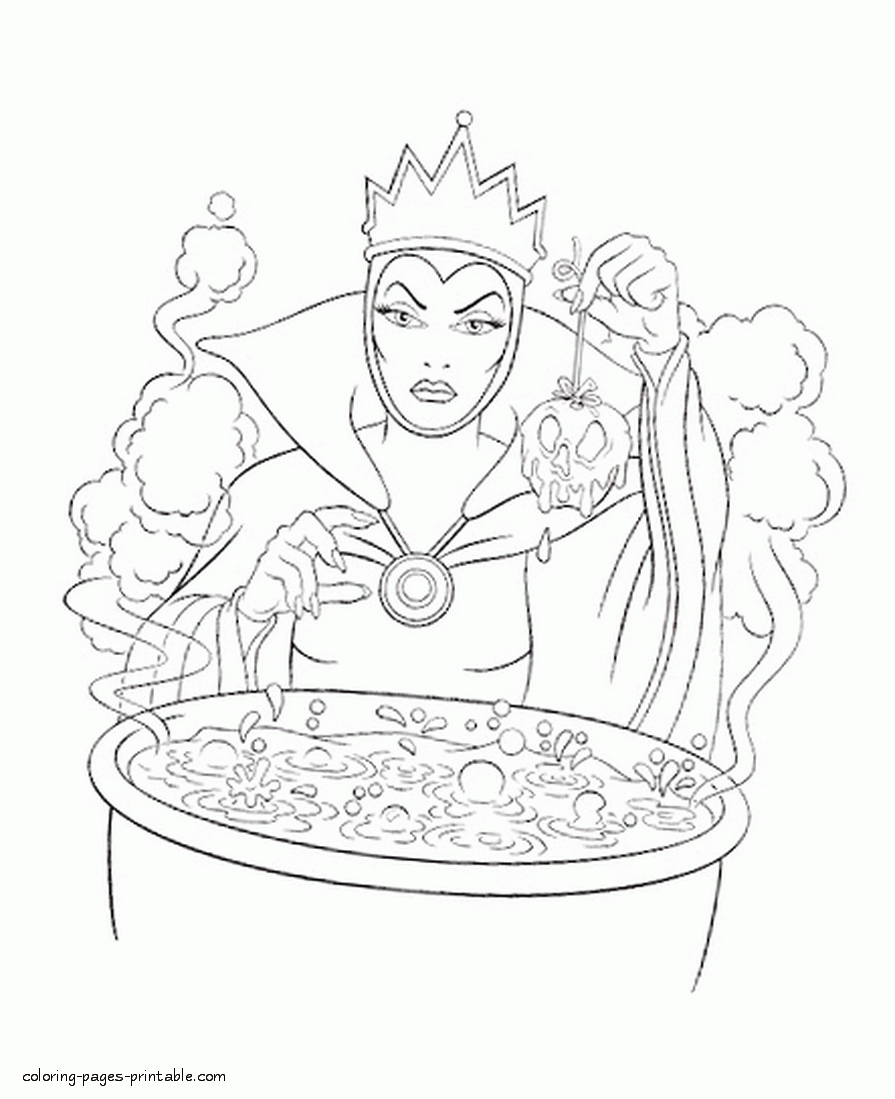 Disney Villains Colouring Pages - High Quality Coloring Pages