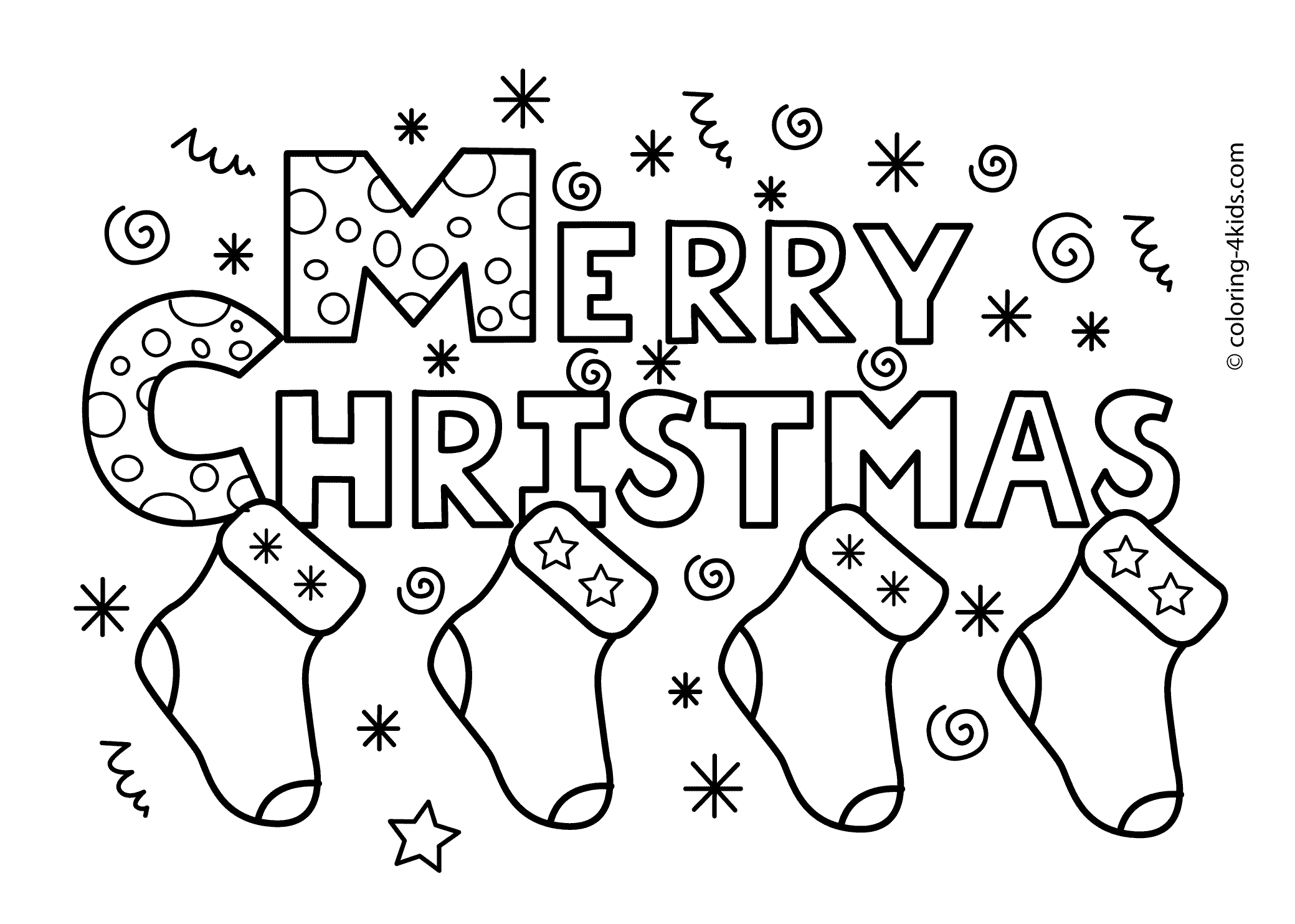 Christmas Coloring Pages To - High Quality Coloring Pages