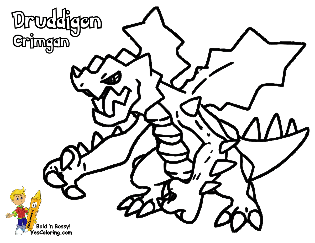 Pokemon Coloring Pages To Print Bold 
