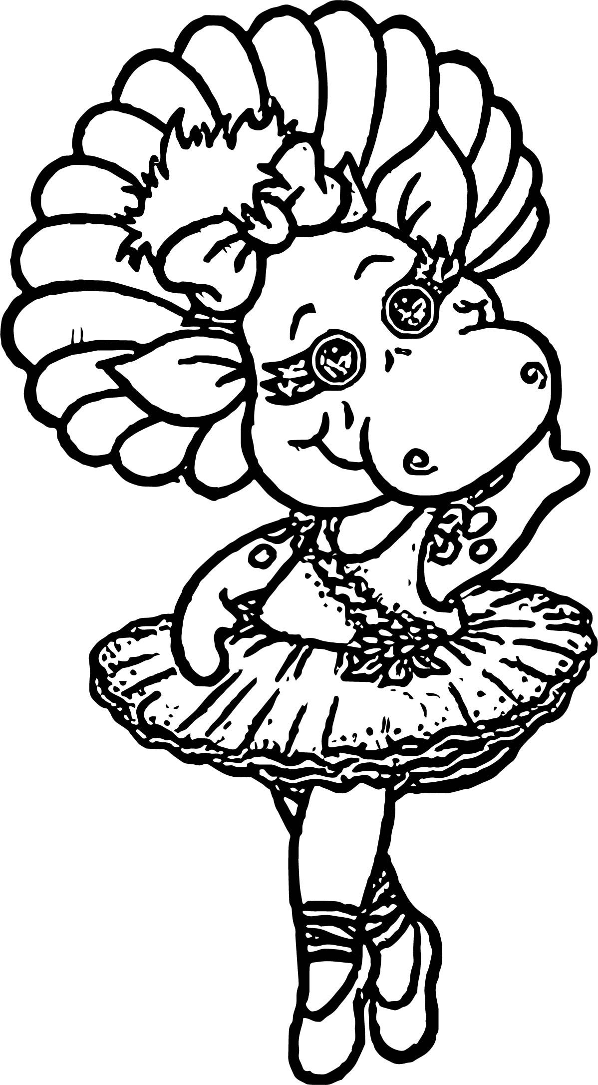 Baby Bop Dance Coloring Page | Dance coloring pages, Coloring ...