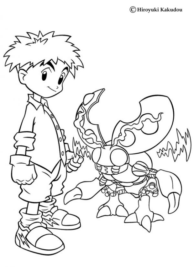 DIGIMON coloring pages - Digimon