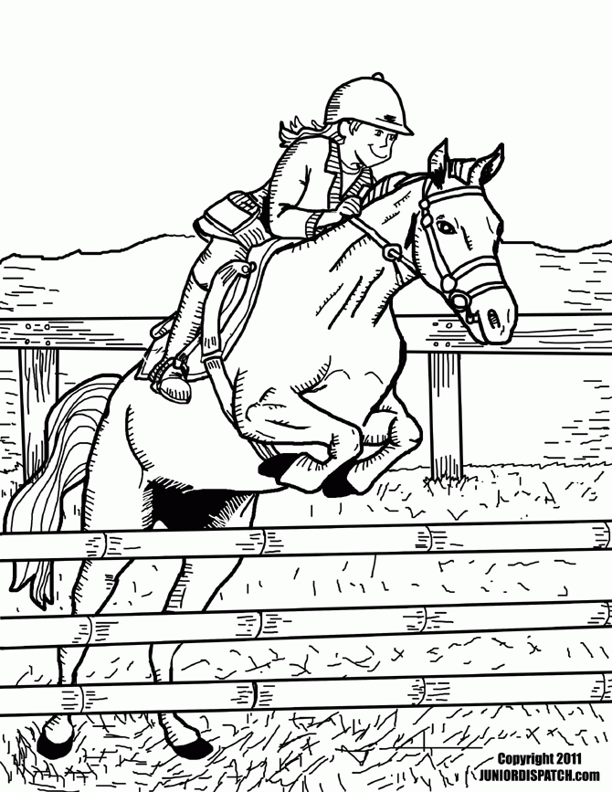 horse sports coloring pages | Colouring pages