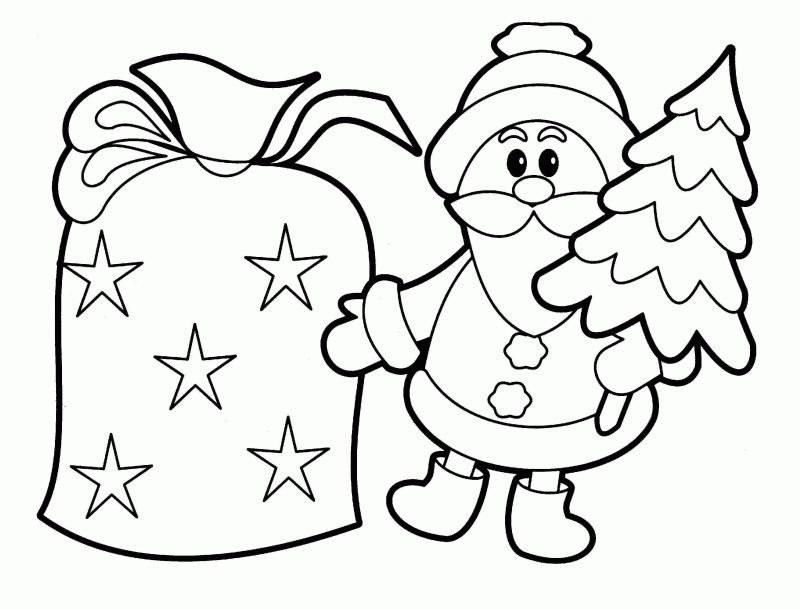 santa claus toys coloring page ffor kids – free coloring: santa