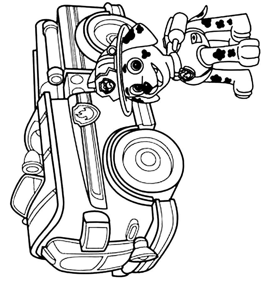 ryder paw patrol Colouring Pages