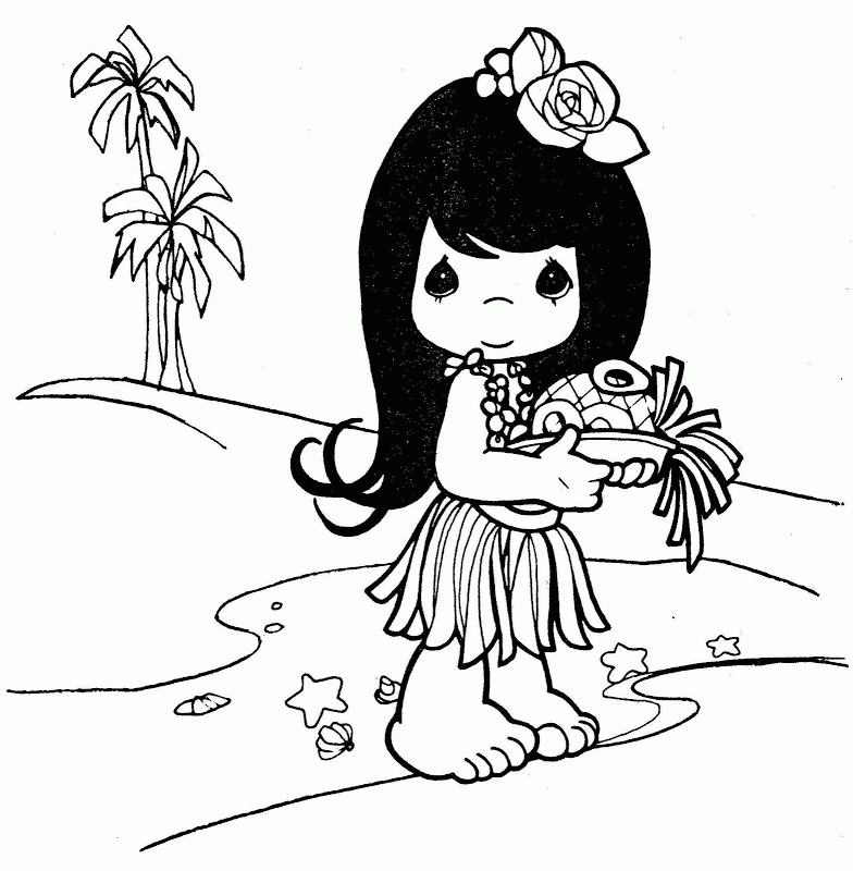 Hawaiian Coloring Pages 506 | Free Printable Coloring Pages
