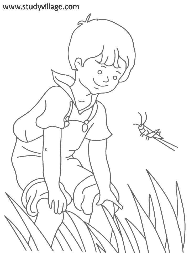 Summer Holidays coloring page for kids 22: Summer Holidays