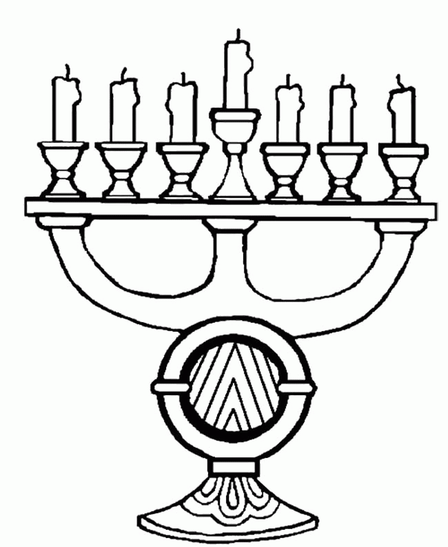 Coloring Pages Of Kwanzaa Candles | Hwallpapers.Com