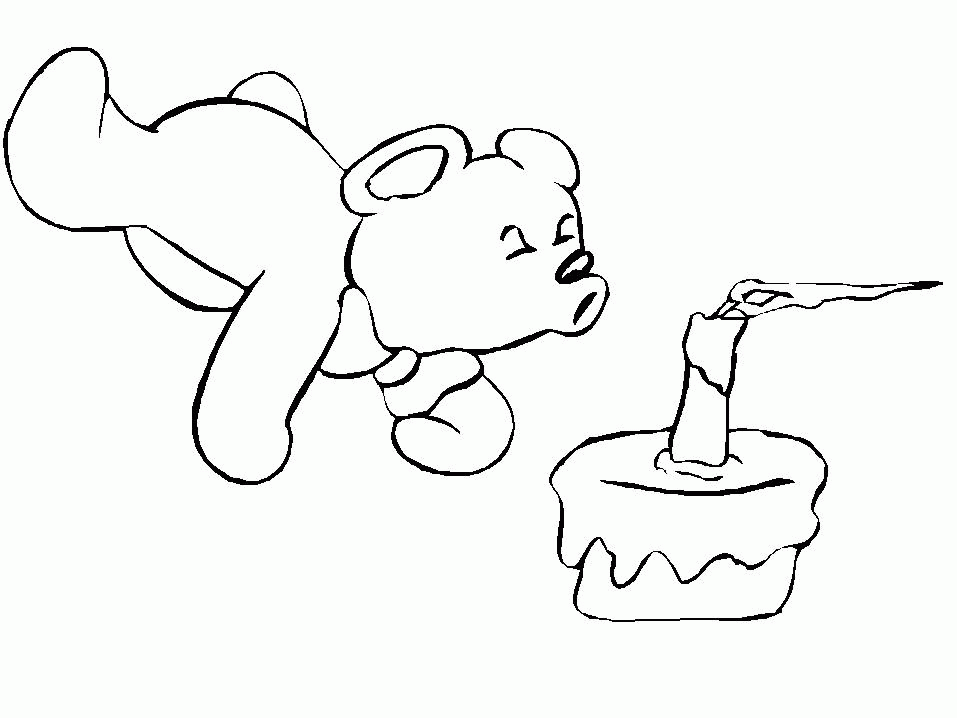 Coloring pages happy birthday - picture 11