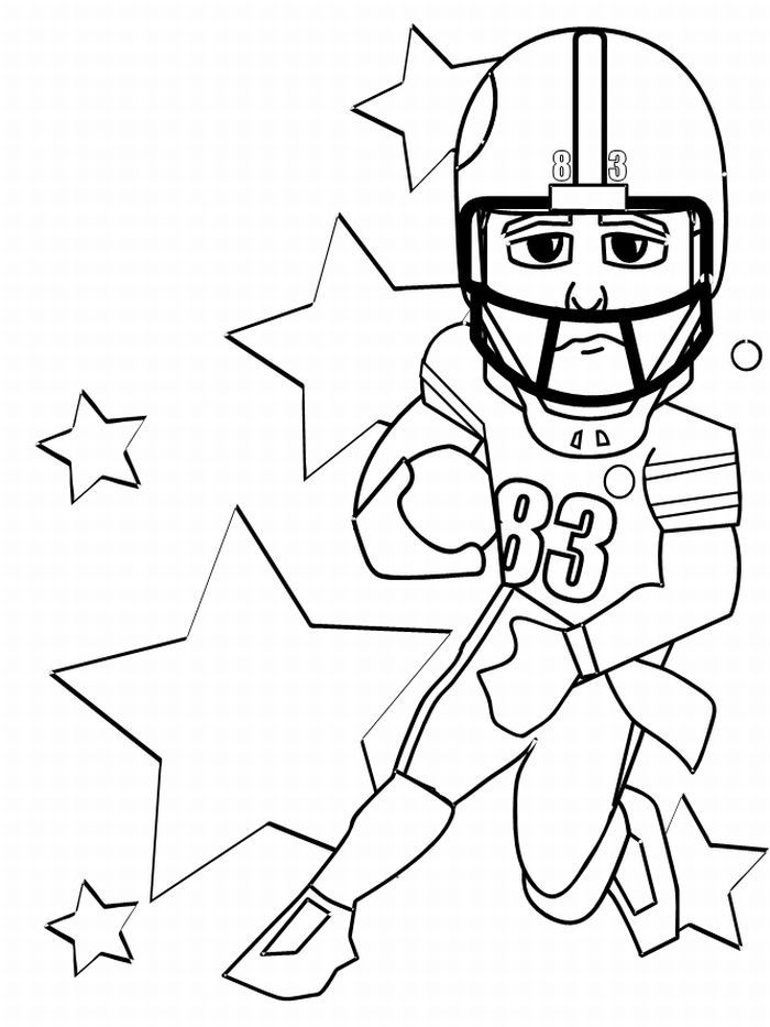 Football Coloring Pages For Kids Printable #8828 Disney Coloring