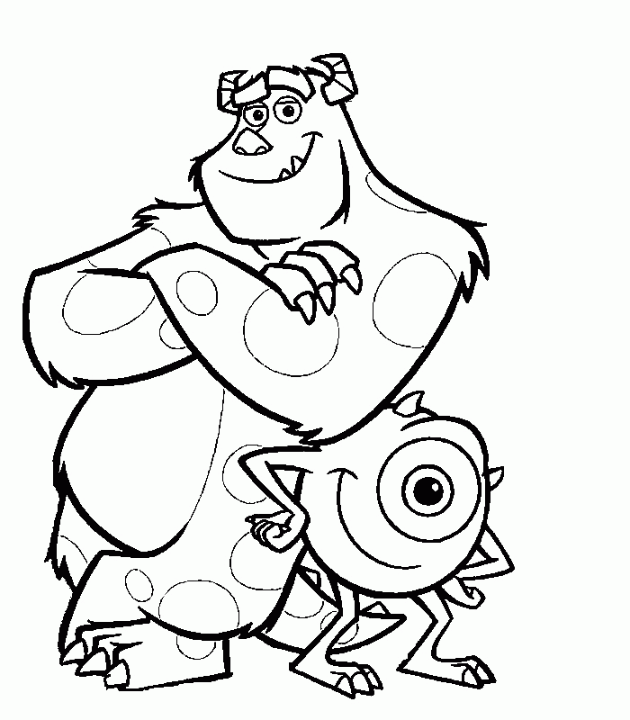 Monsters Inc. Coloring - Drawing Coloring
