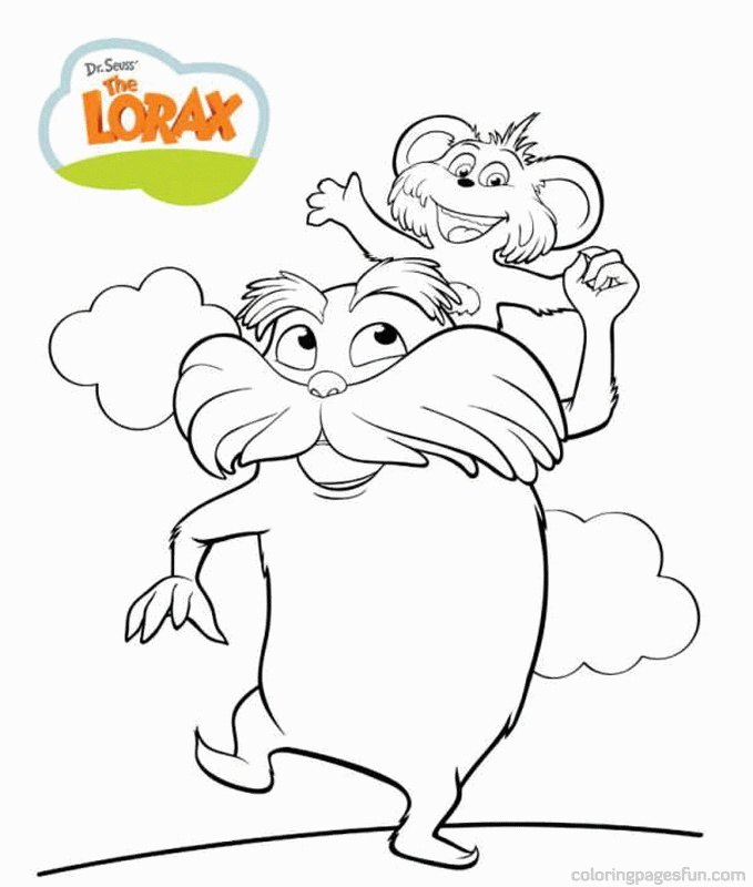 Dr Seuss the Lorax Coloring Pages 7 | Free Printable Coloring