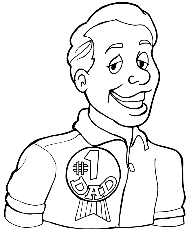 Fathers Day Coloring Pages (1) - Coloring Kids