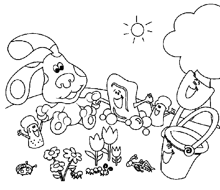 Blues Clues Coloring Pages To Print | Rsad Coloring Pages