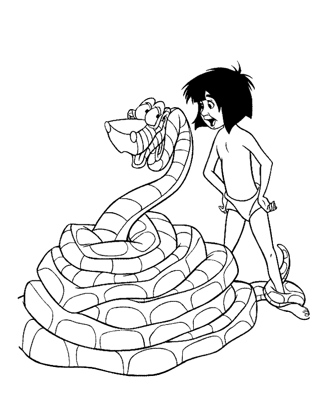 Jungle Book Coloring Pages - Disney Coloring Pages