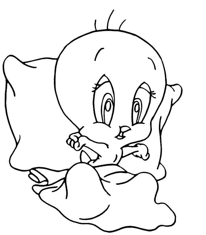 Tweety bird coloring pages | coloring pages for kids, coloring