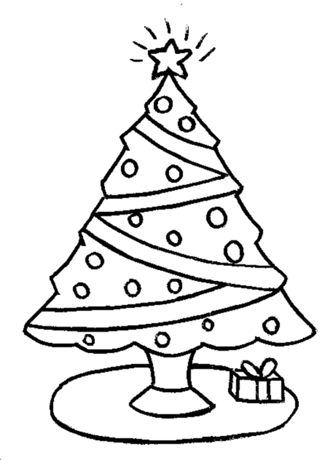 free christmas color page | Printable Coloring Pages