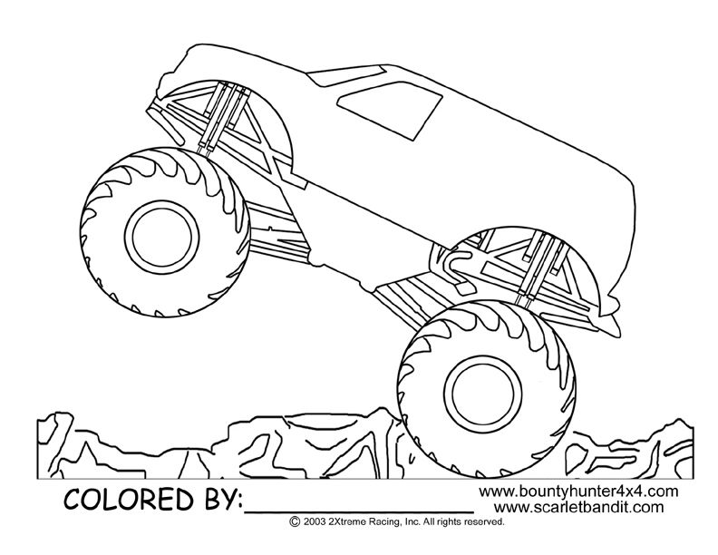 Monster Jam Coloring Pages | Coloring Pages