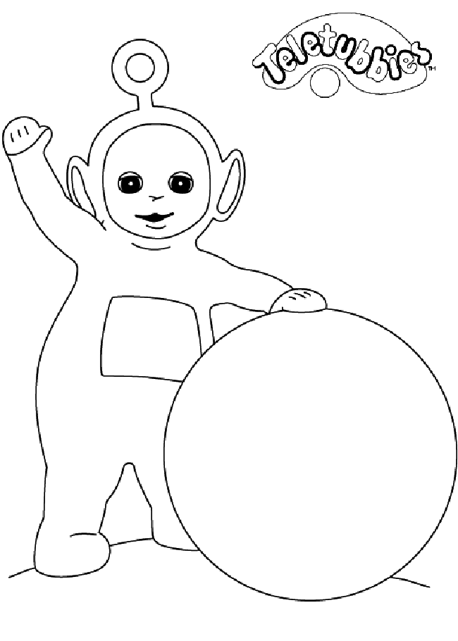 Drawing Teletubbies Coloring Pages