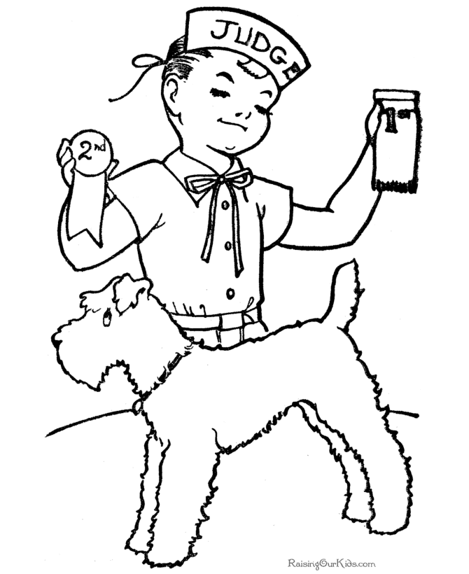 chinese boy coloring page