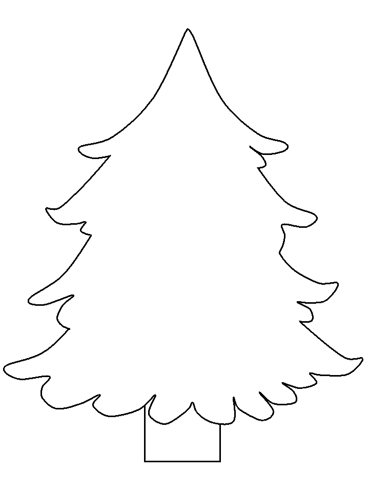 Tree3 Christmas Coloring Pages & Coloring Book