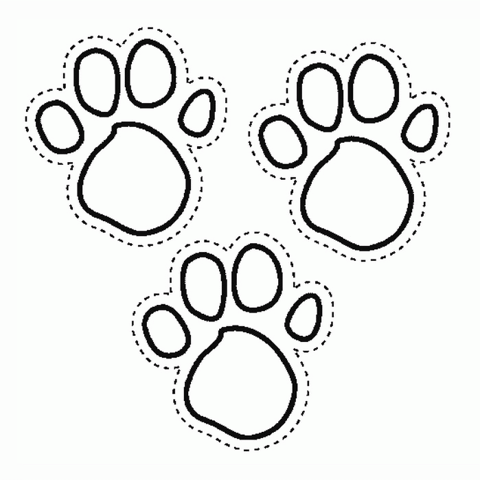Blues Print Foot Coloring Page | Kids Coloring Page