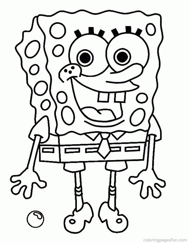 SpongeBob SquarePants Coloring Pages 37 | Free Printable Coloring
