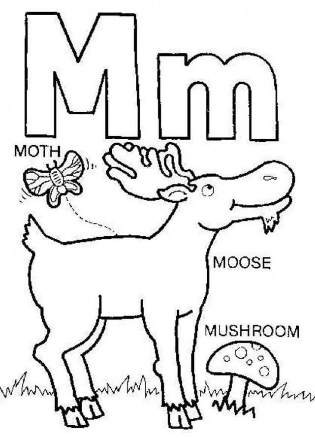 Moose Walking Animal Coloring Pages Id 30777 Uncategorized Yoand