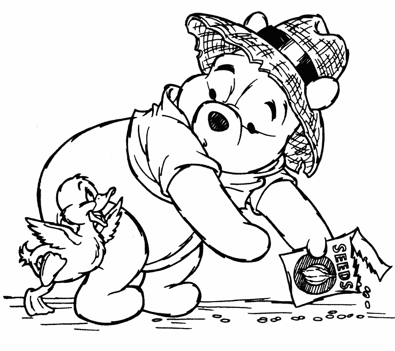 Winnie the Pooh coloring pages 10 / Winnie the Pooh / Kids
