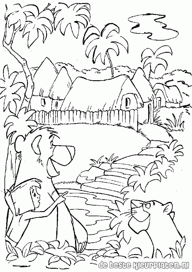 Junglebook012 - Printable coloring pages