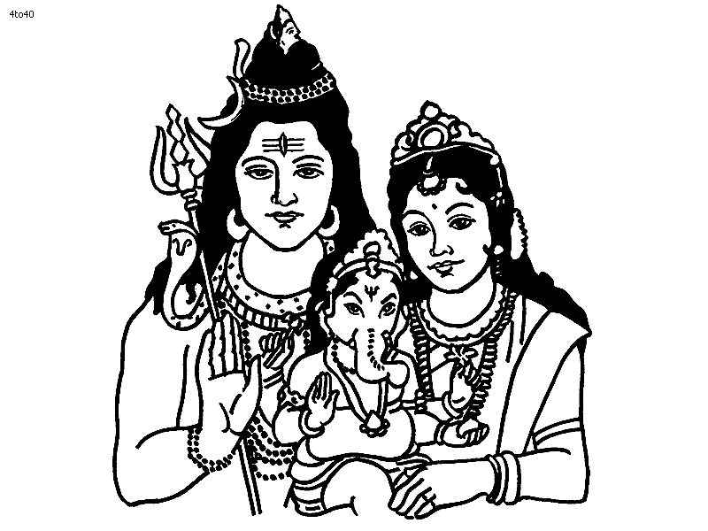Hindu Religious Coloring Pages, Hindu Top 20 Religious Coloring