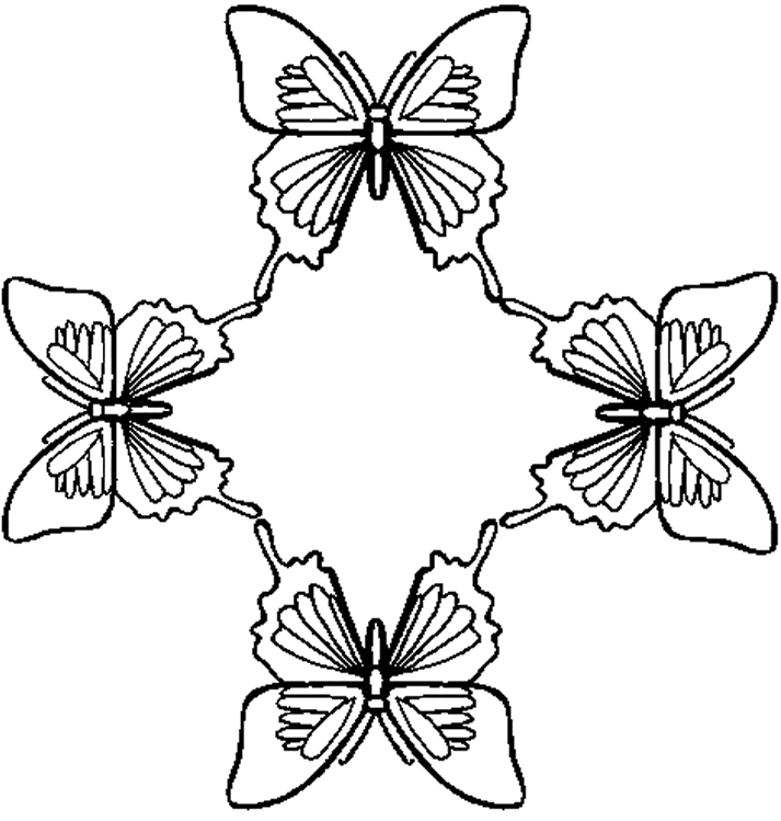 Butterfly formation Coloring Pages - Butterflies Coloring Pages