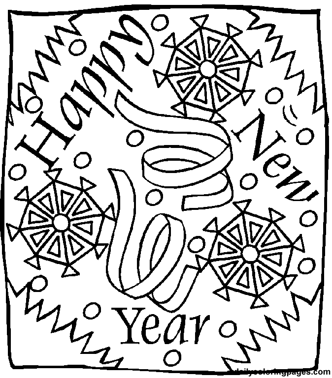 new years eve holiday coloring pages 04 holiday coloring pages