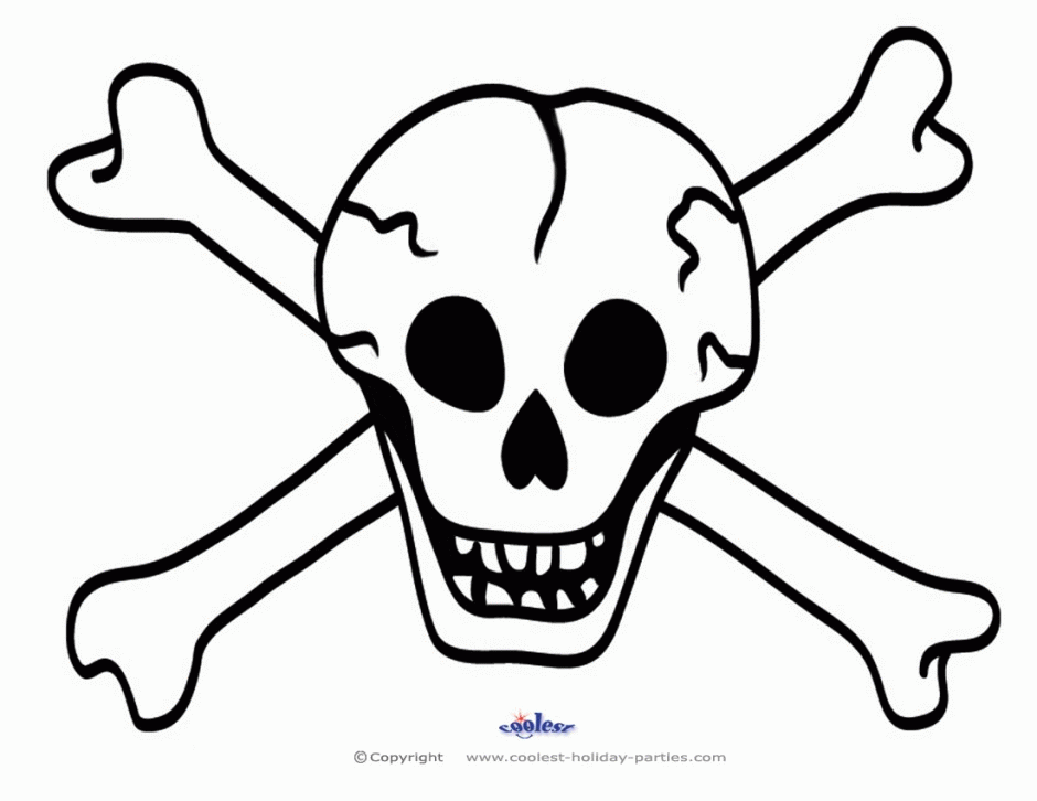 Skull And Bones Coloring Pages Pictures Imagixs Id 9905 119642