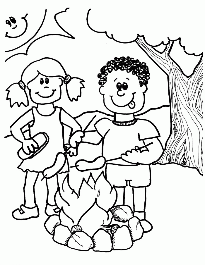 preschool summer coloring pages | Coloring Picture HD For Kids