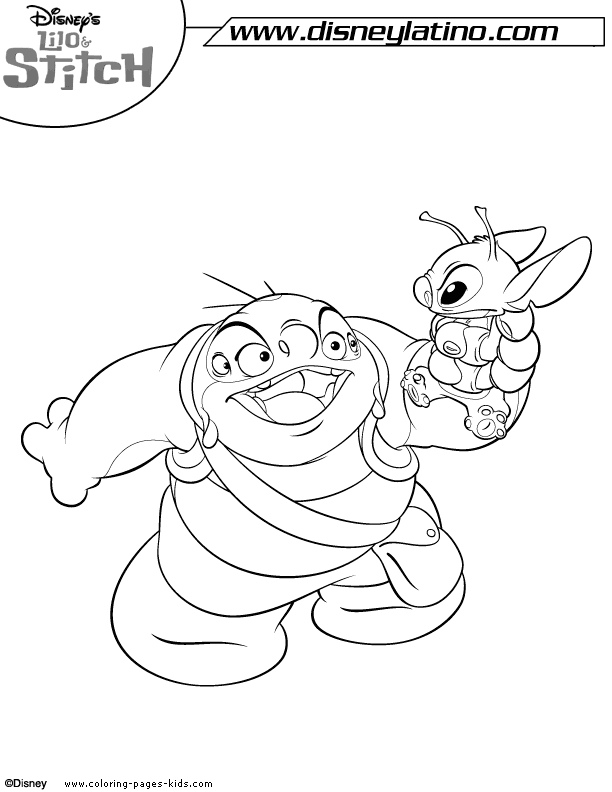 Lilo & Stitch coloring pages - Coloring pages for kids - disney
