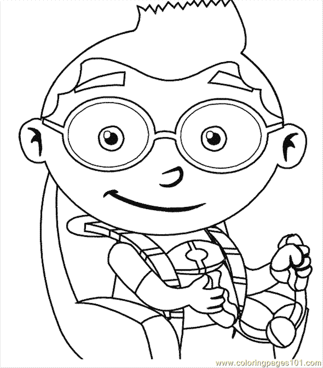 le einsteins Colouring Pages