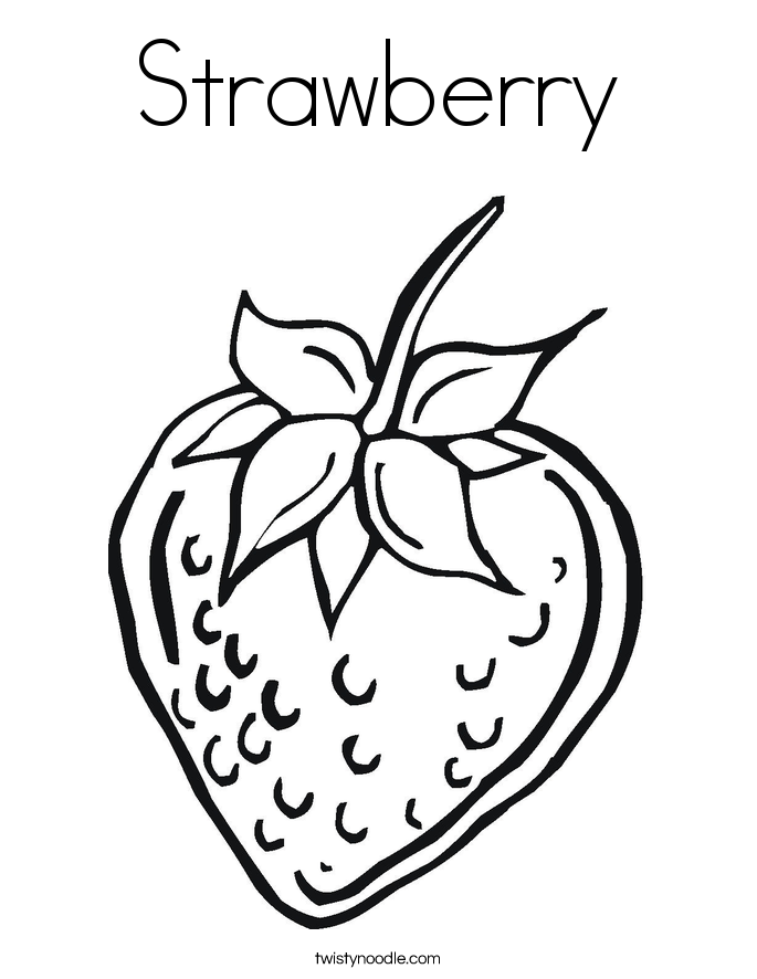 Strawberry Coloring Pages | Coloring Pages