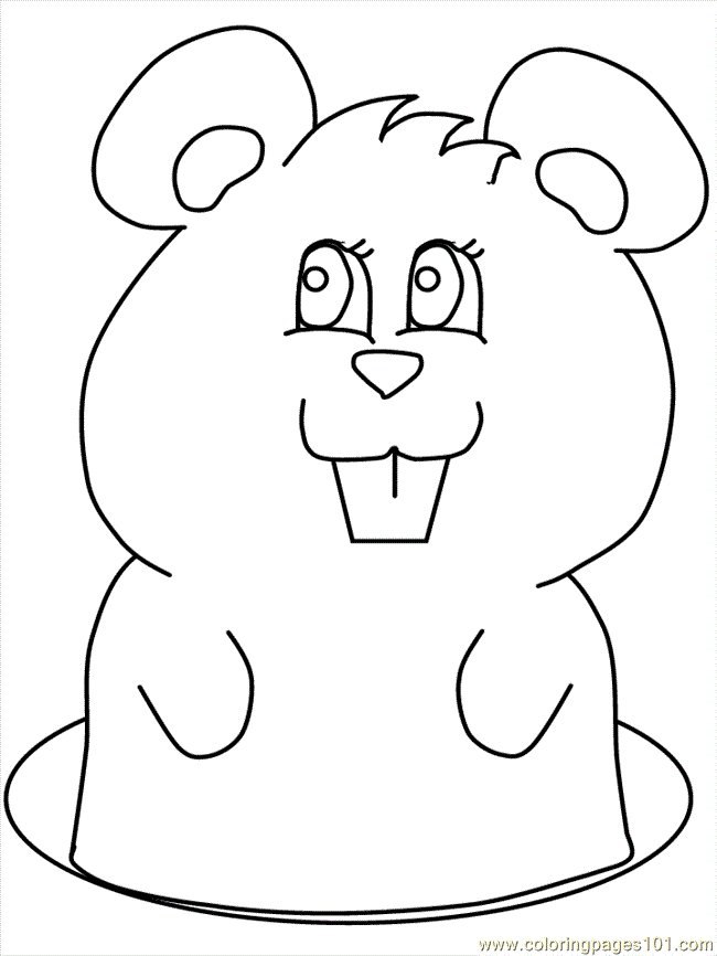 Coloring Pages Gopher or Prairie Dog (Mammals > Gopher or Prairie