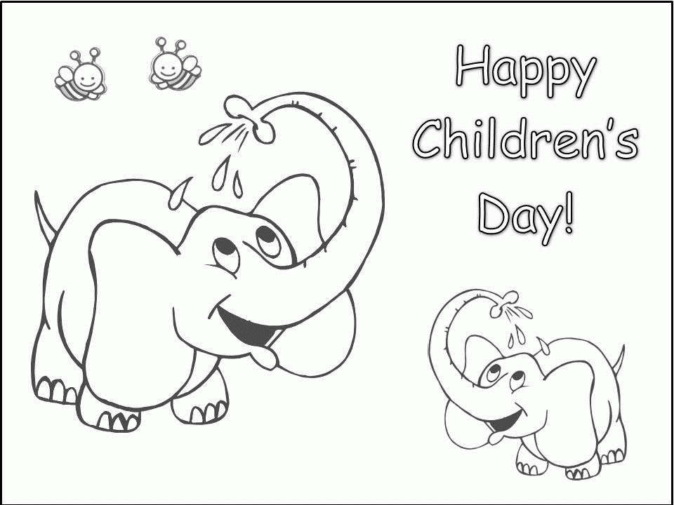 Childrens Day Coloring Pages children