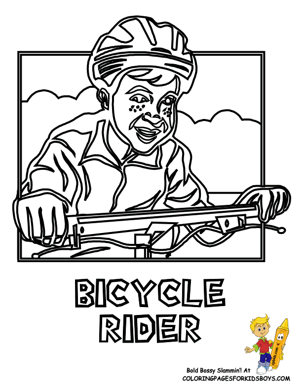 Transportation Coloring | Recreational Vehicle | Free | Bikes
