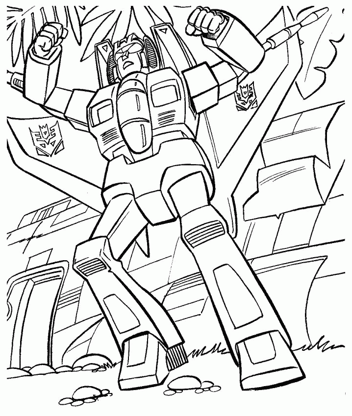 Transformers Are Very Angry Coloring Pages - Transformers Coloring