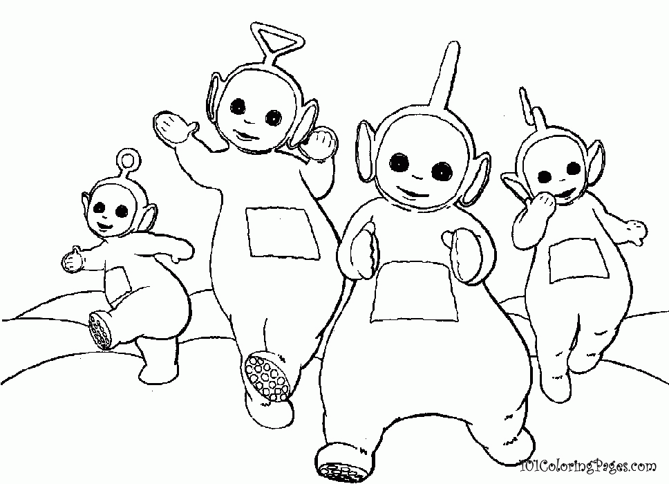 Teletubby Coloring Pages | Printable Coloring Pages
