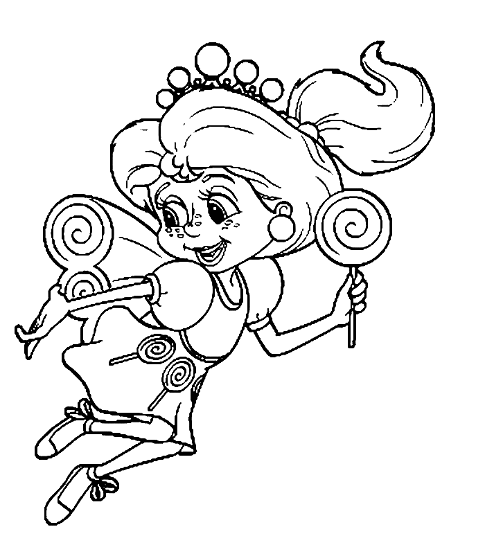 Candyland Coloring Pages | Coloring Pages For Girl | Printable