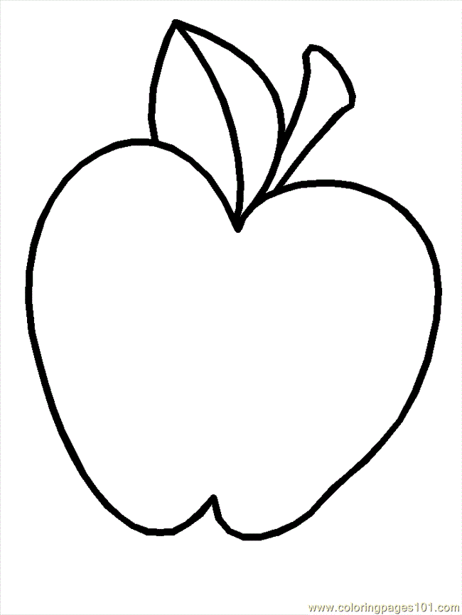Coloring Pages Fruits and Vegetables (Cartoons > Fruits and