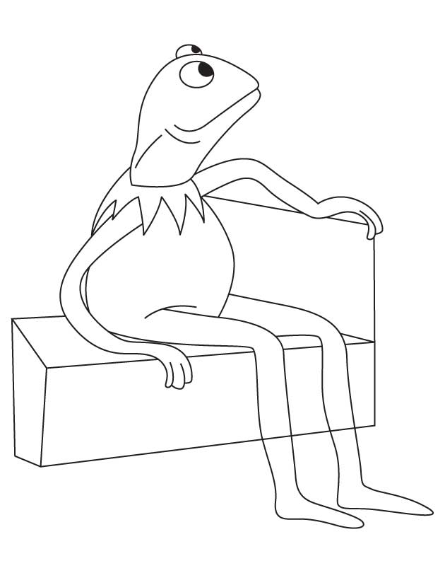 Kermit the frog coloring page | Download Free Kermit the frog
