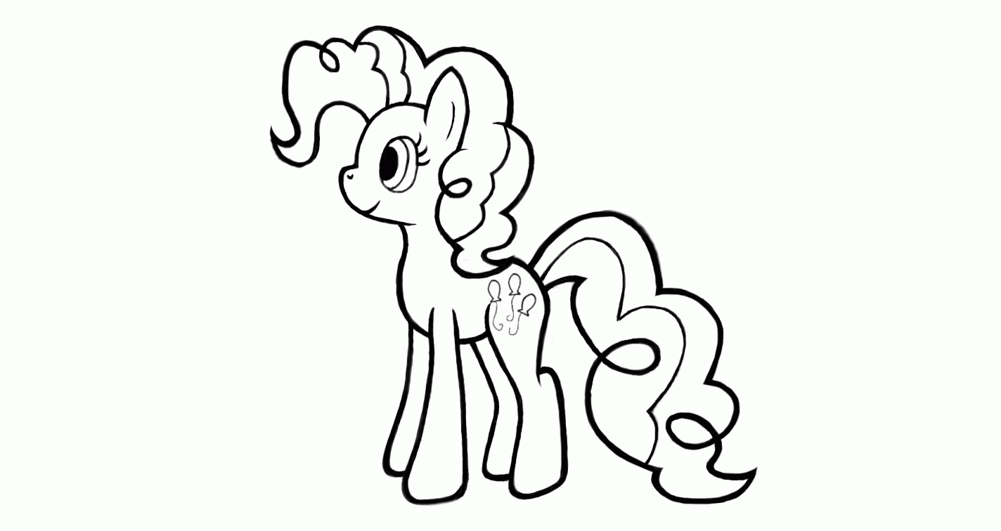First Paper Free Coloring Pages Of My Little Pony Pinkie Pie ...